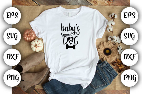 Baby_s Guard Dog Graphics for T-Shirt Designs