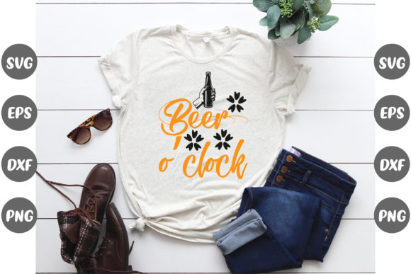 Beer Design, Beer O’clock: Graphics & T-Shirt Designs