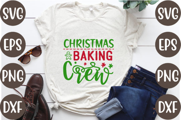 Christmas Baking Crew Graphics: T-Shirt Designs