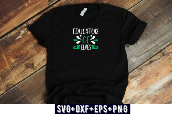 Christmas Design Educator of Elves Graphics