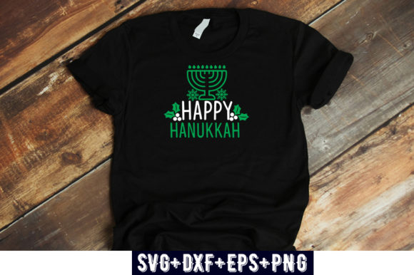 Christmas Design Happy Hanukkah Graphics & T-Shirt Designs