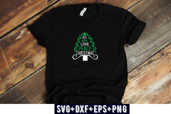 Christmas Joy Hope Love Peace Graphics & T-Shirt Designs