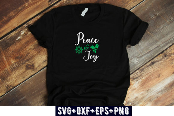 Christmas Peace and Joy Graphics & T-Shirt Designs