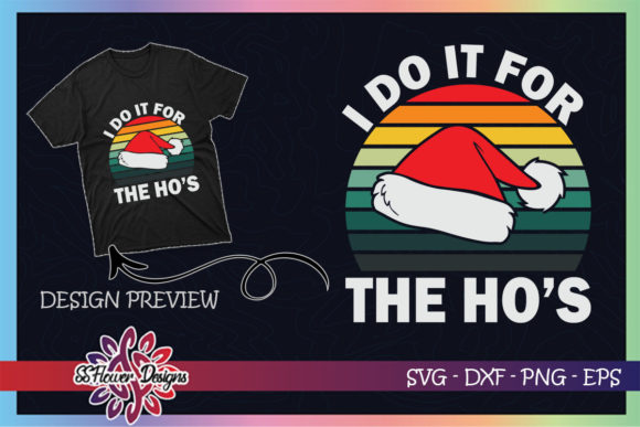 I Do It for the Hos Christmas Vintage