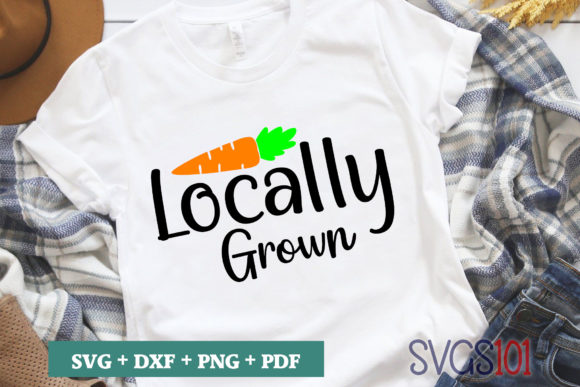Locally Grown SVG: Graphics for Authentic T-Shirt Designs